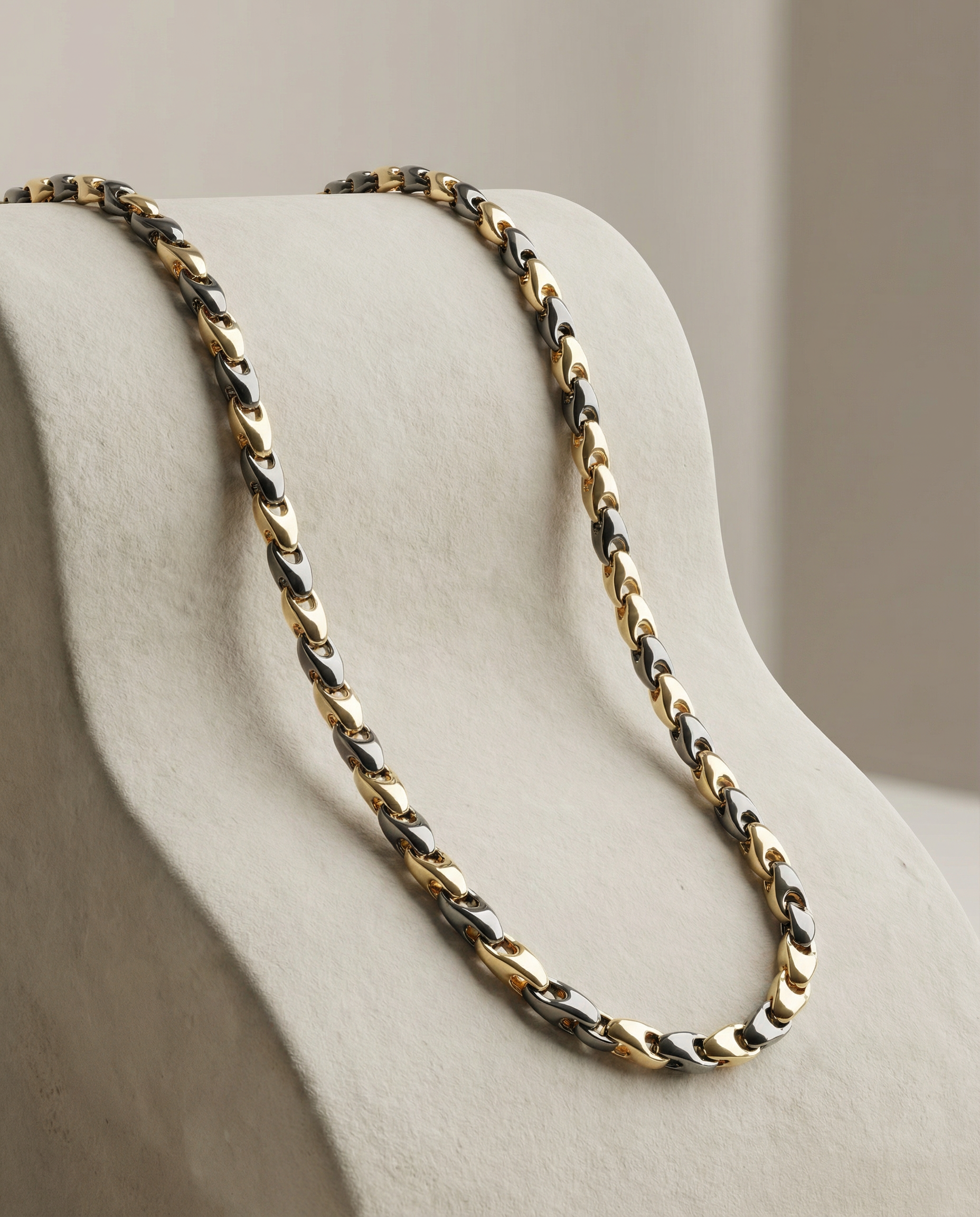 Black and gold necklace